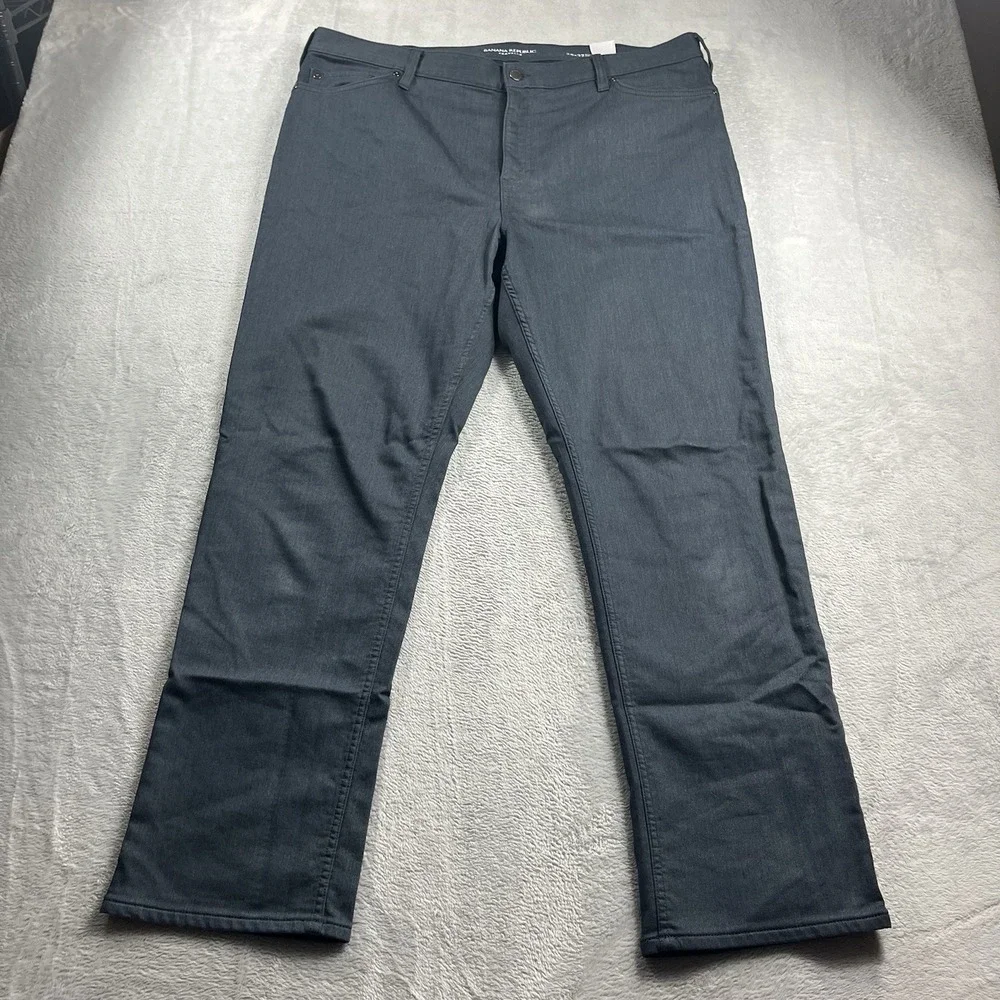 Banana Republic Traveler‎ Jean 38x32 Slim Fit Mens Denim Pants Blue Gray